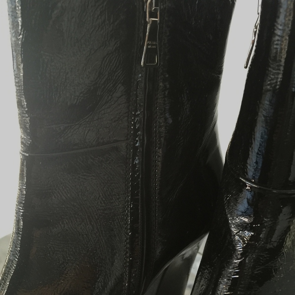 Prada women Patent leather ankle boot - Picture 6 of 8